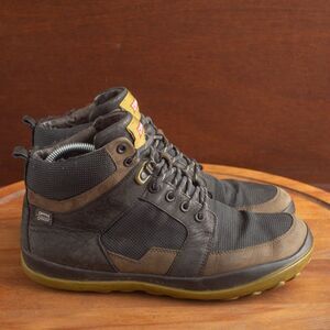 Camper Peu Pista Leather Gore-Tex Lace Up Boots Mens Size EU 41 US 8 Black READ
